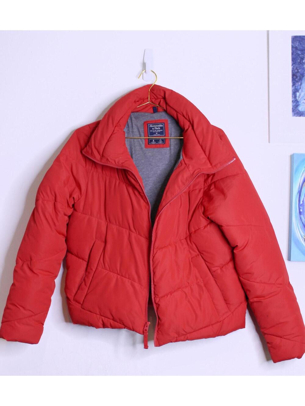 AF Red Puffer Jacket - Medium